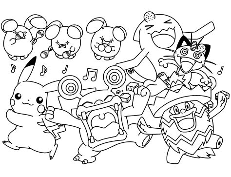 free coloring pages of pokemon|44 Free Pokémon Coloring Pages (Printable PDF。